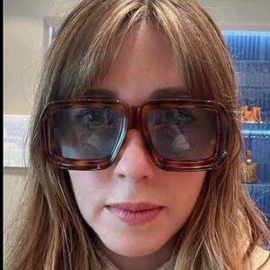 LOEWE Paula's Ibiza Dive Oversized Square-Frame Tortoiseshell Acetate Sunglasses